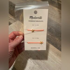 $25 NWT Madewell Starfish Friendship Bracelet Set